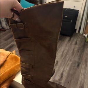 Gillia Rich Brown Leather Boots